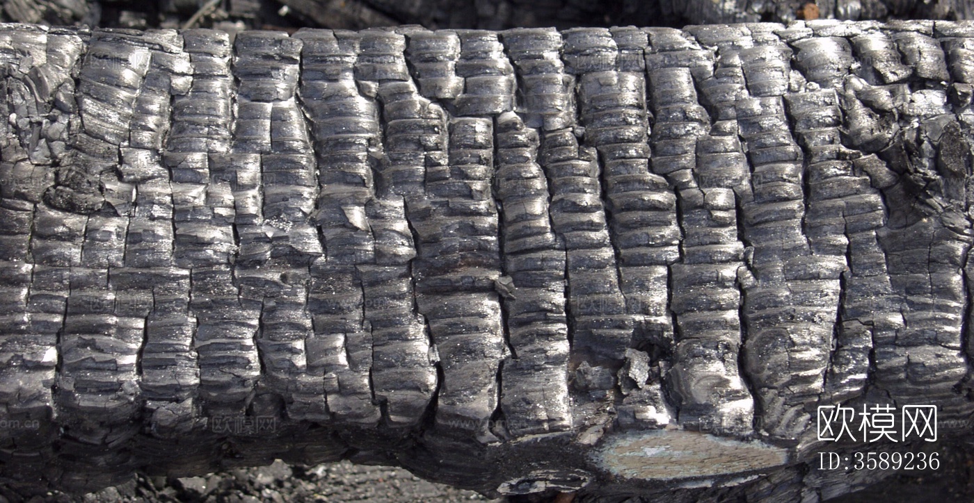 木材-燃烧过的木梁10张贴图下载（渲染图6）