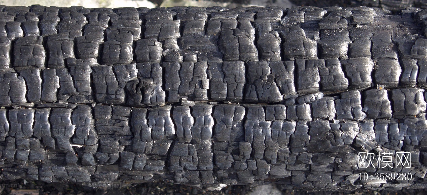 木材-燃烧过的木梁10张贴图下载（渲染图9）