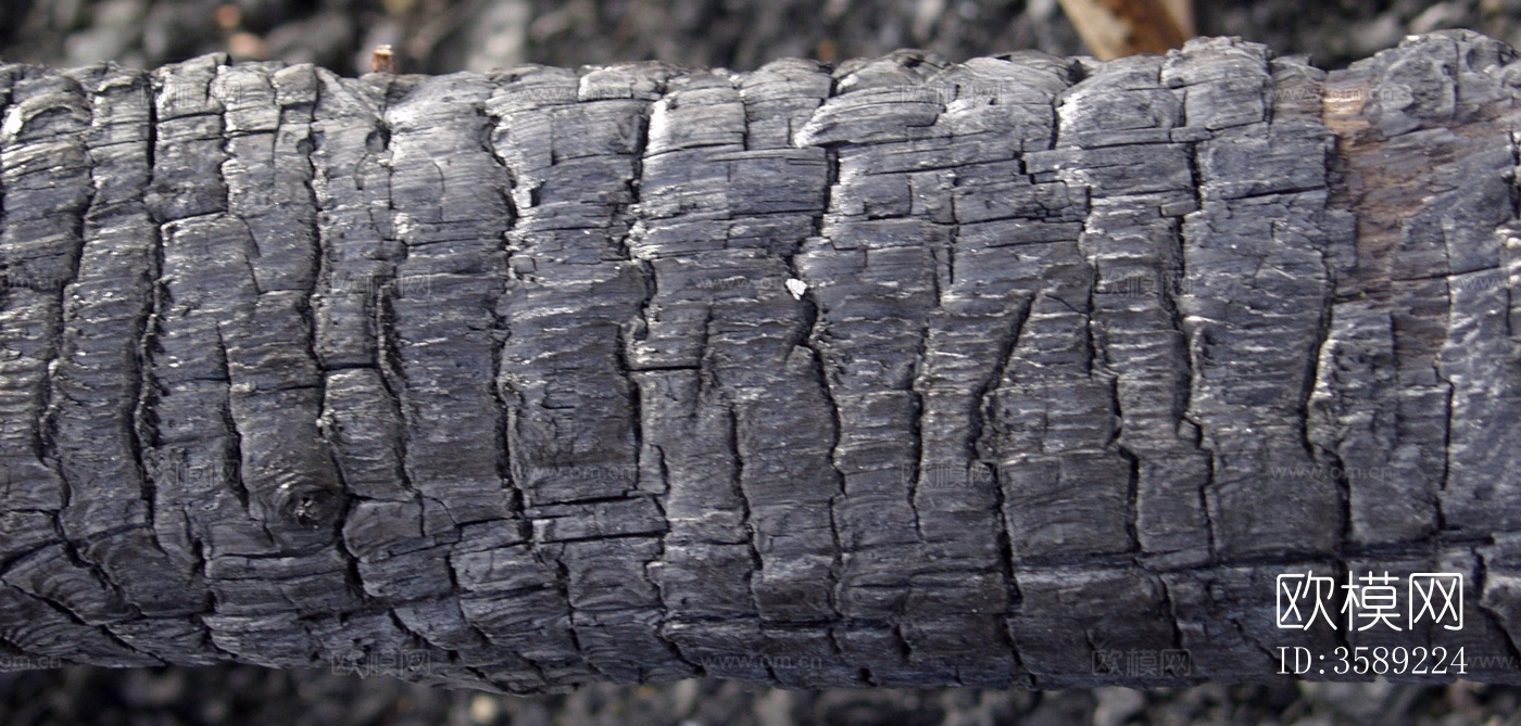 木材-燃烧过的木梁10张贴图下载（渲染图5）