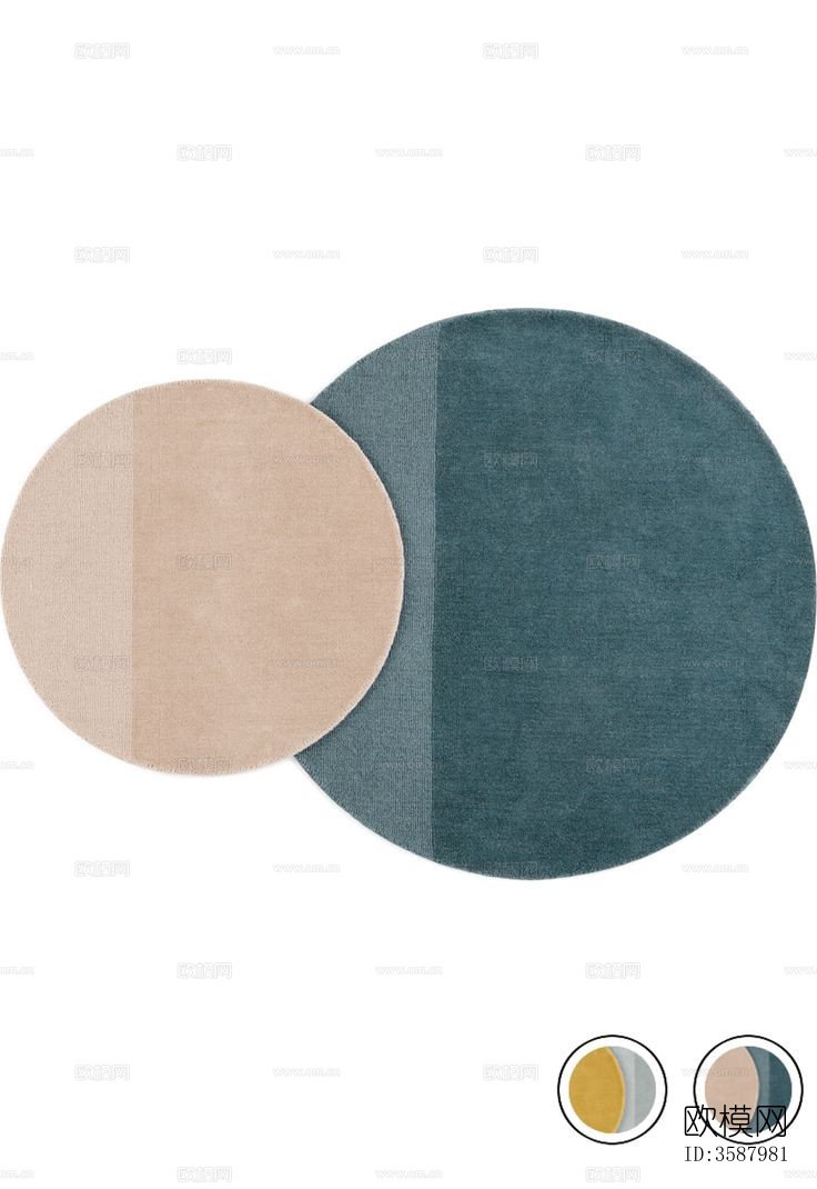 圆形地毯贴图下载