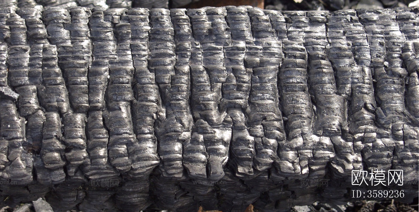 木材-燃烧过的木梁10张贴图下载（渲染图5）