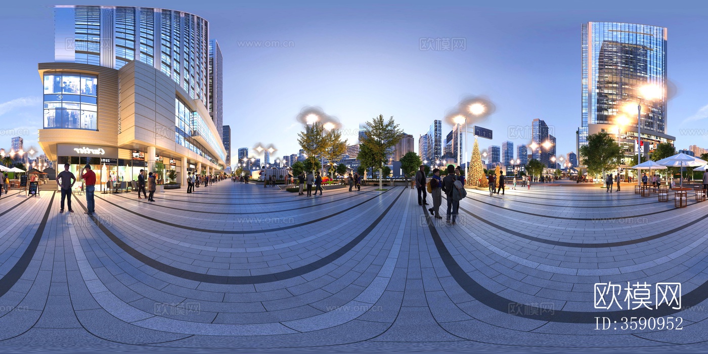 免抠城市 HDR贴图下载