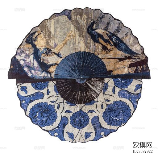 圆形地毯贴图下载