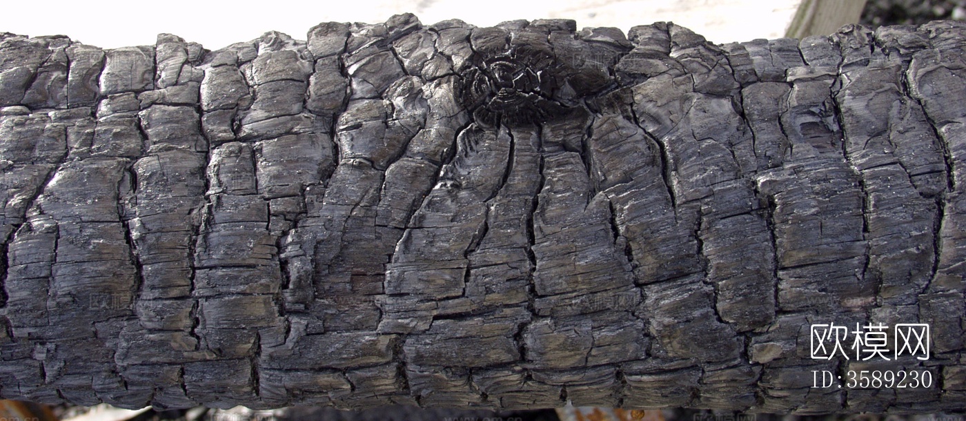 木材-燃烧过的木梁10张贴图下载（渲染图10）