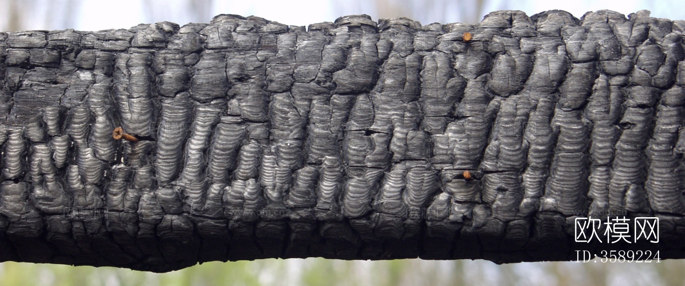 木材-燃烧过的木梁10张贴图下载（渲染图8）