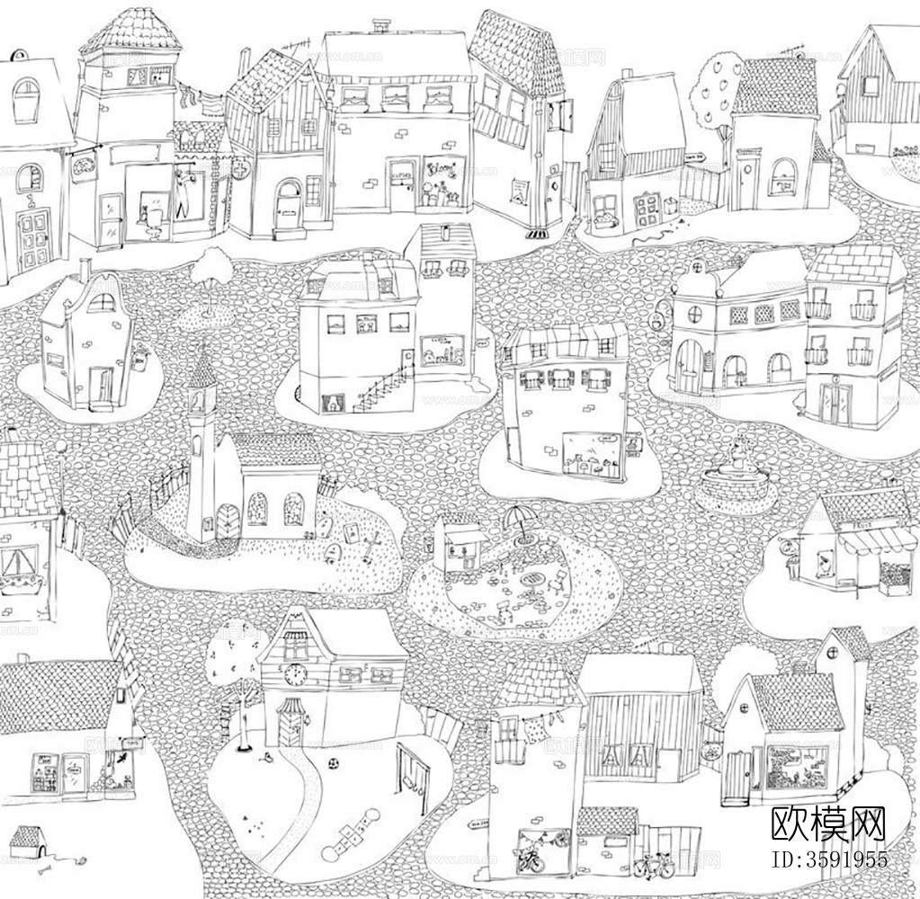 壁纸壁画布料花纹