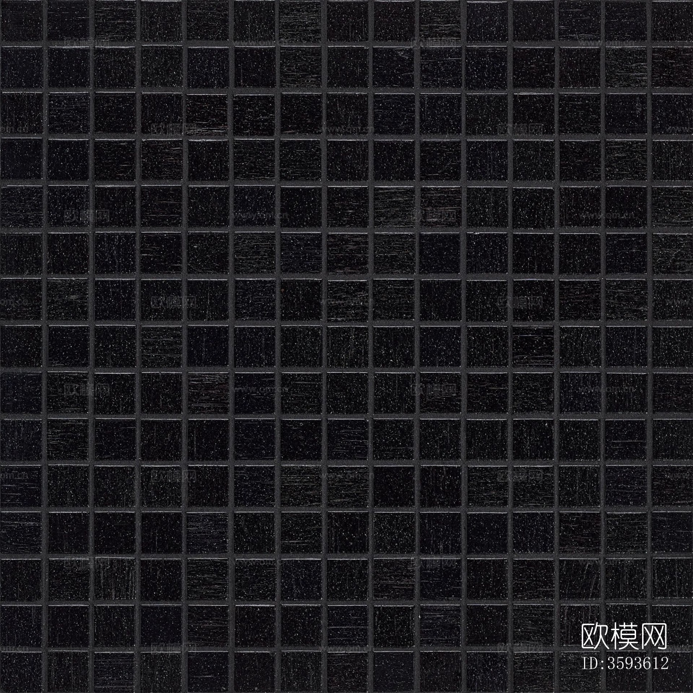 黑色方格瓷砖马赛克贴图下载