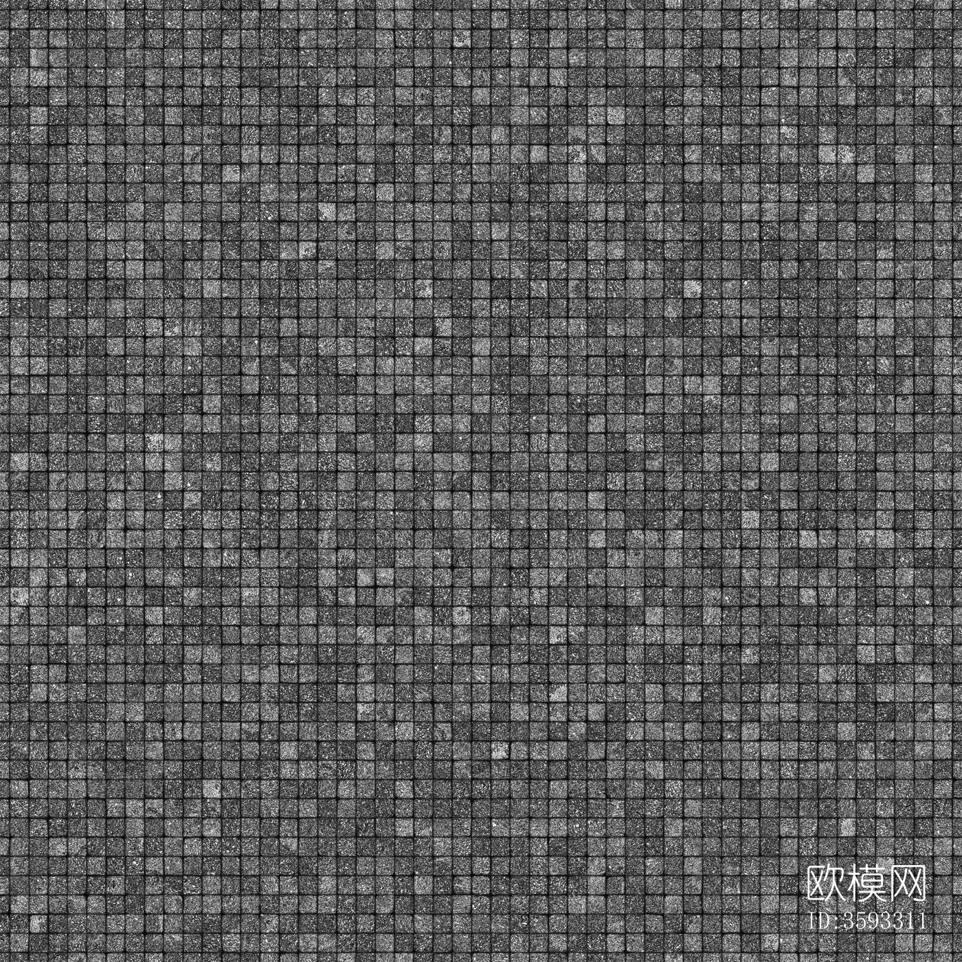 无缝灰色花岗岩小料石贴图下载