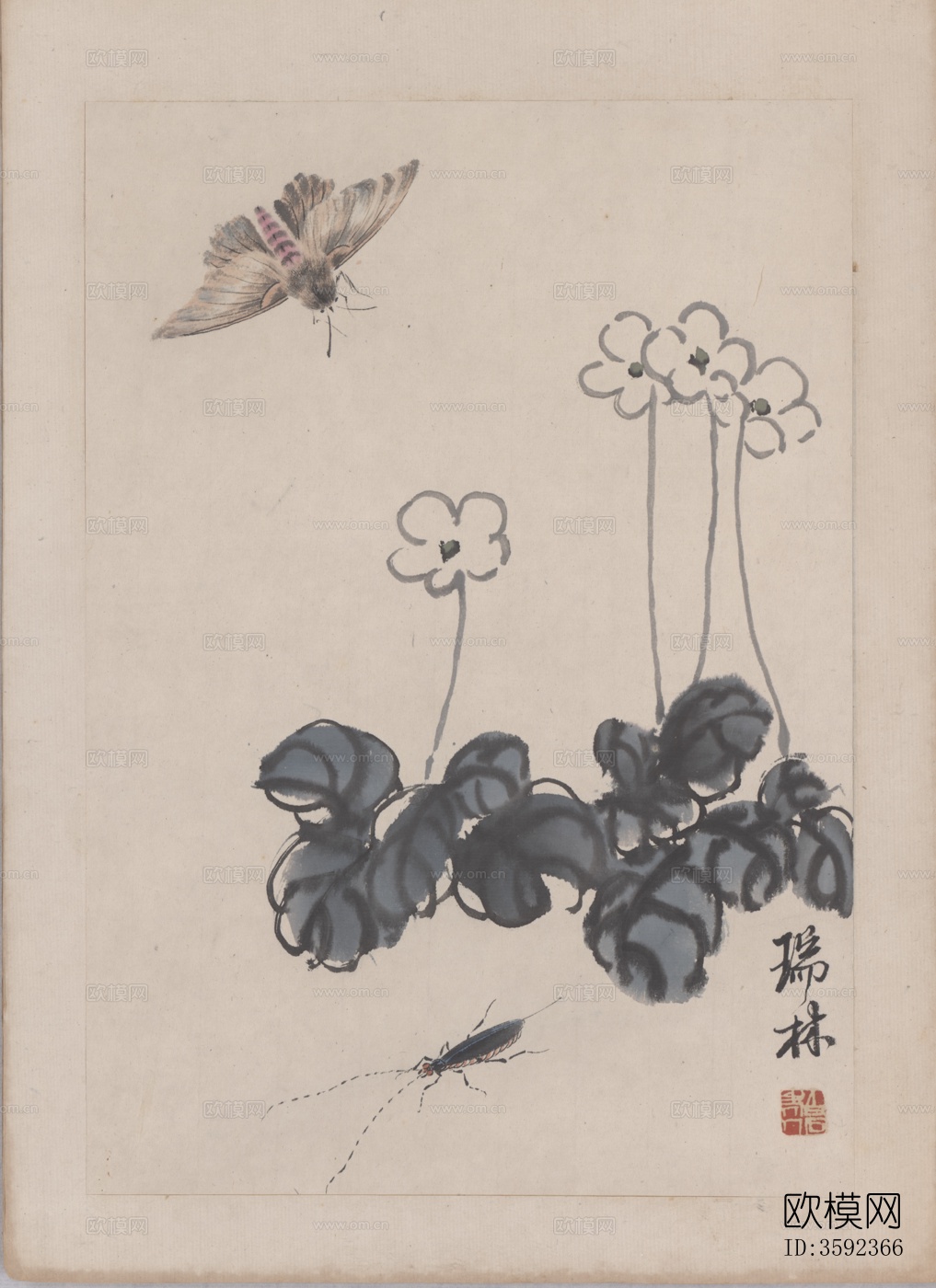 中国著名书画家作品 齐白石作品 国画下载