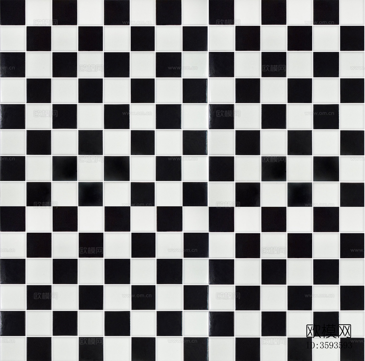 黑白格子瓷砖马赛克贴图下载