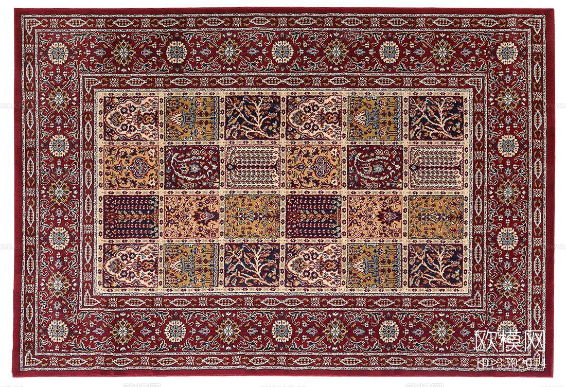 免扣欧式古典复古波斯地毯下载