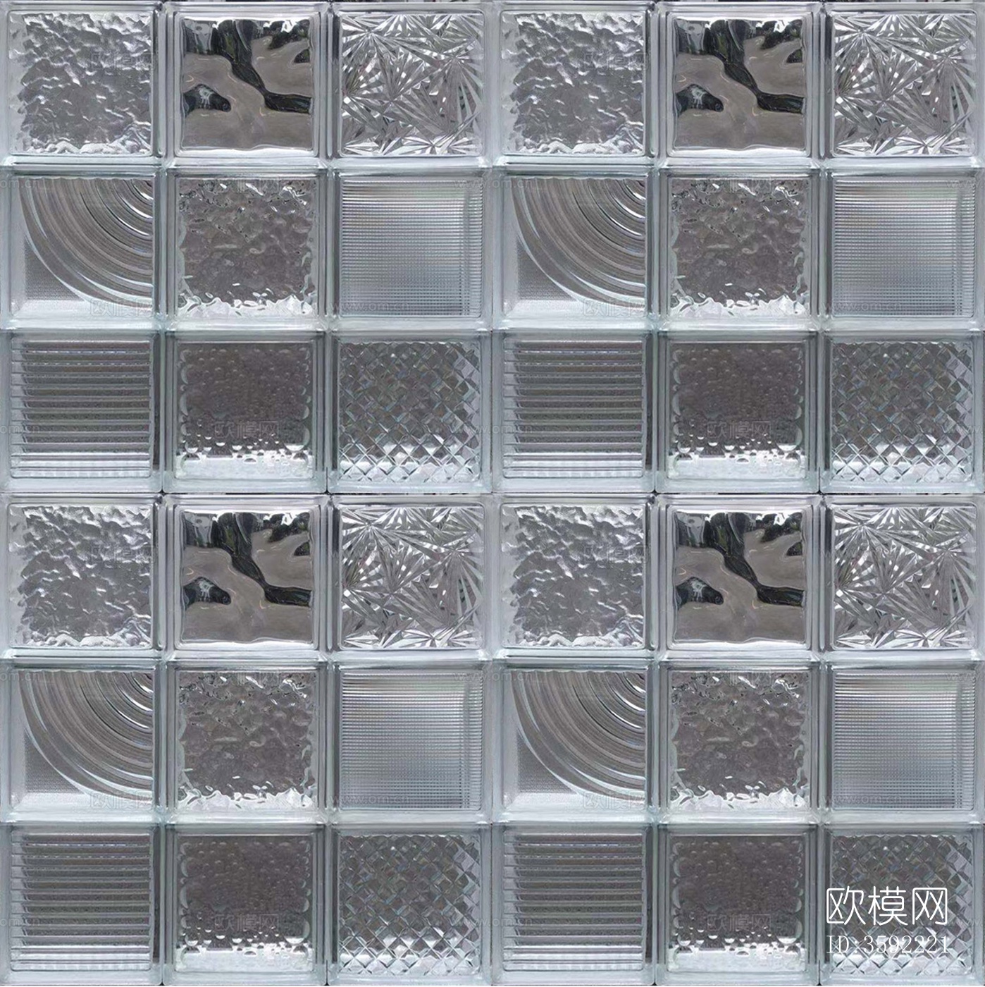 高清玻璃砖贴图下载