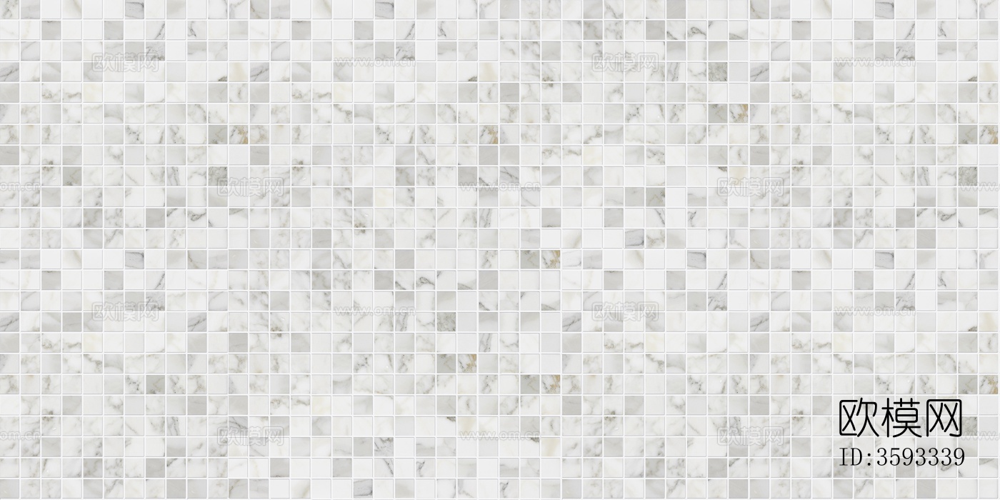 简约灰白大理石马赛克贴图下载