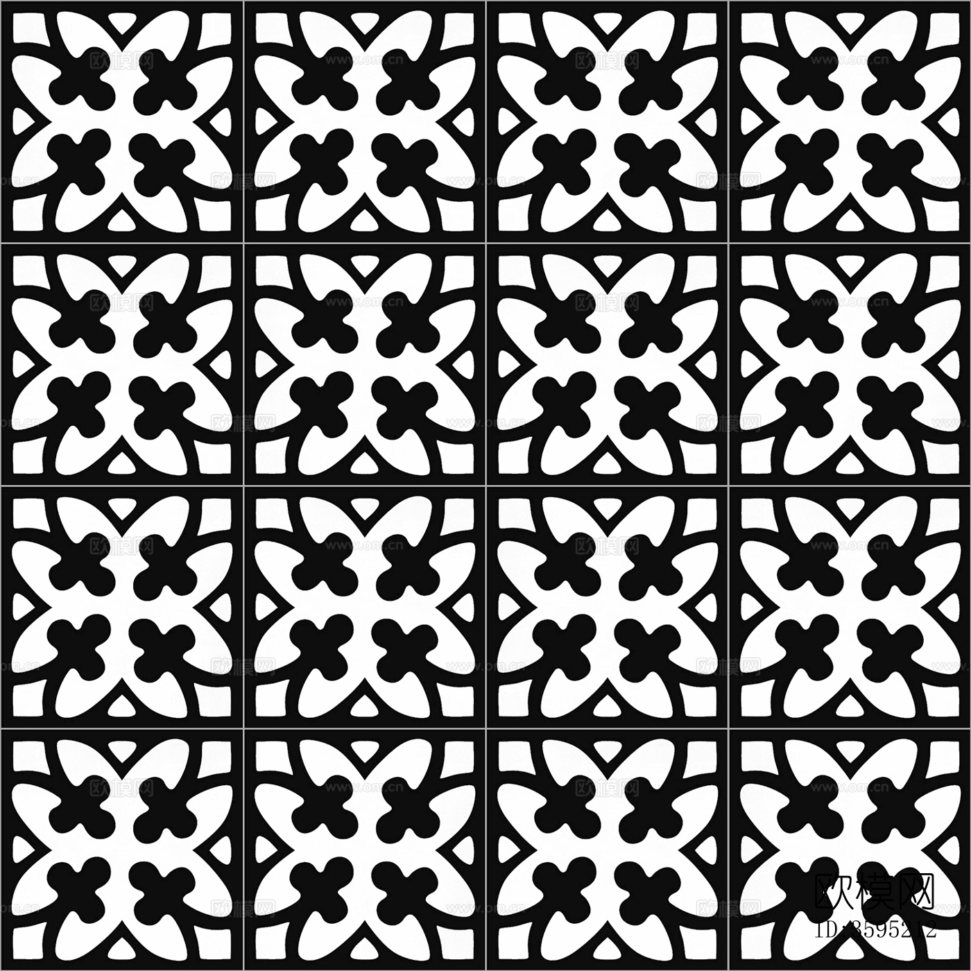 无缝复古水泥混凝土石材几何拼花图案瓷砖花砖地下载