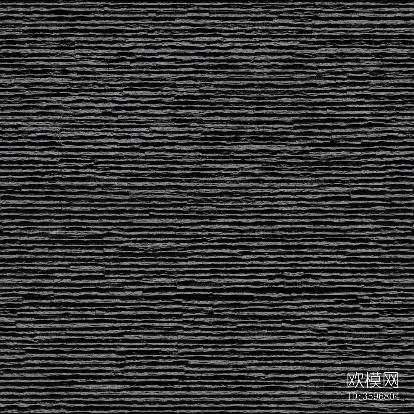 无缝深灰色流水石文化石岩石墙面贴图 (2)下载