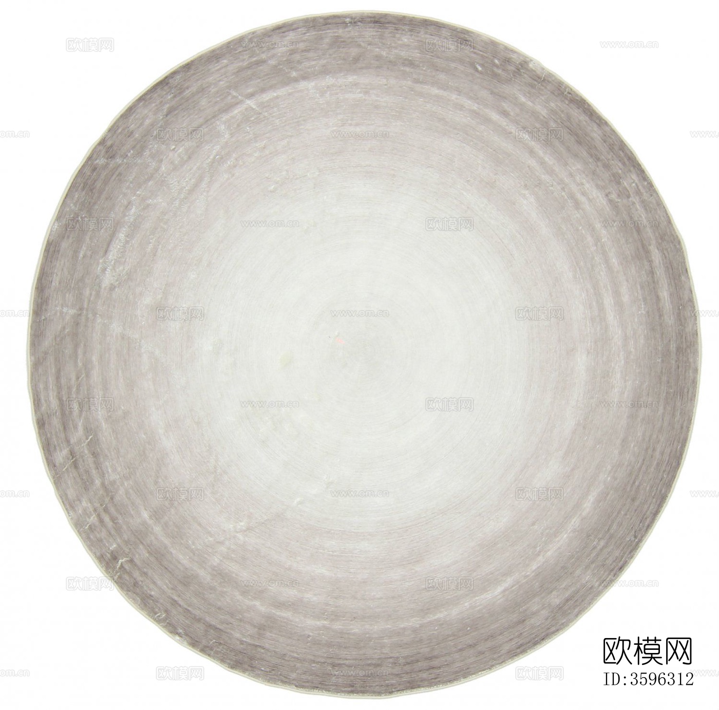 侘寂极简圆形地毯贴图下载