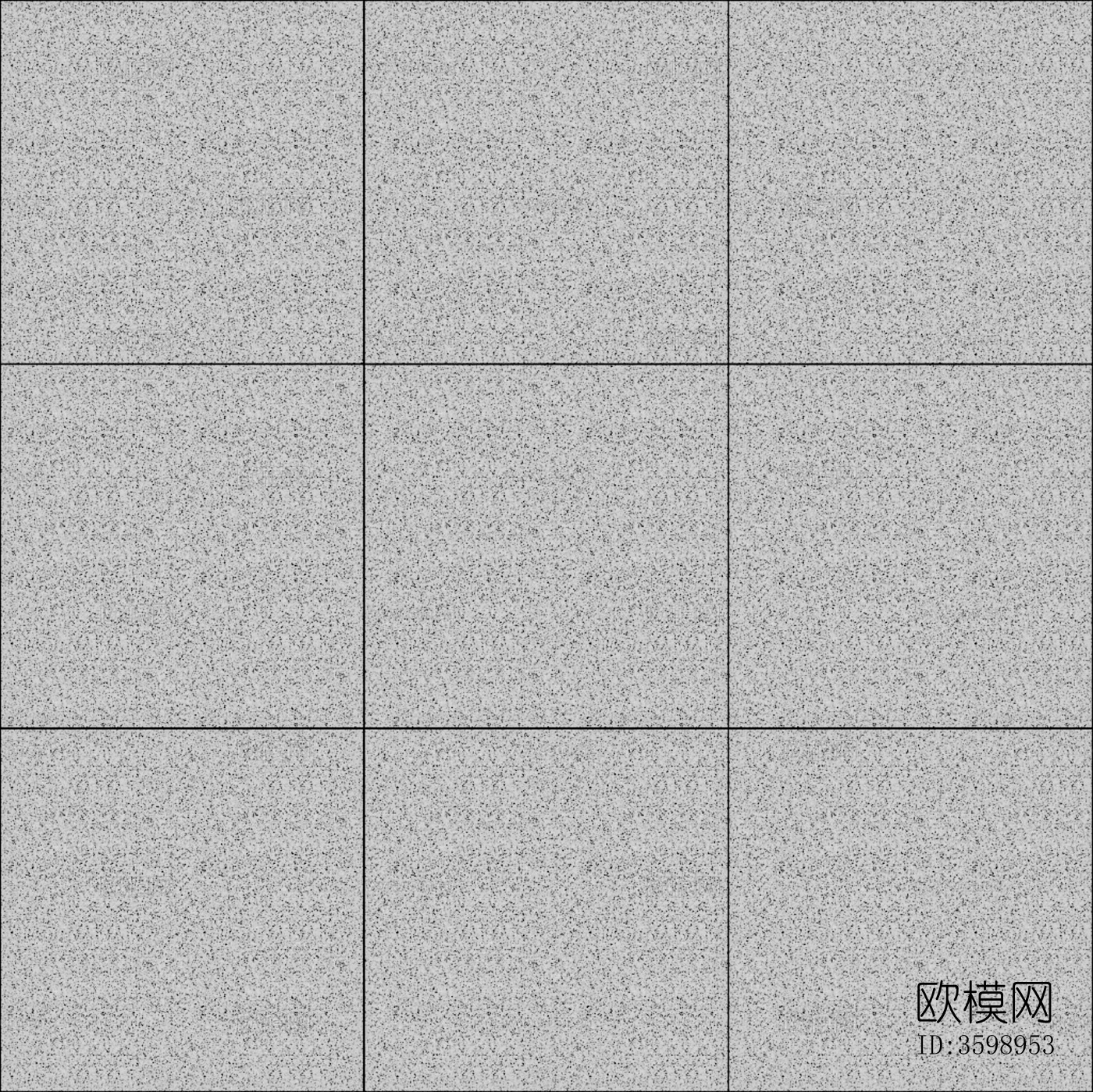 无缝浅灰色花岗岩石材拼花方格砖石材墙面外墙砖贴图下载