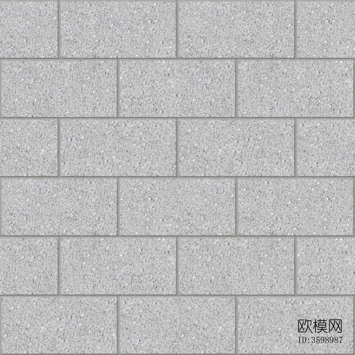 花岗岩石材+工字铺装+地面高清材质贴图下载