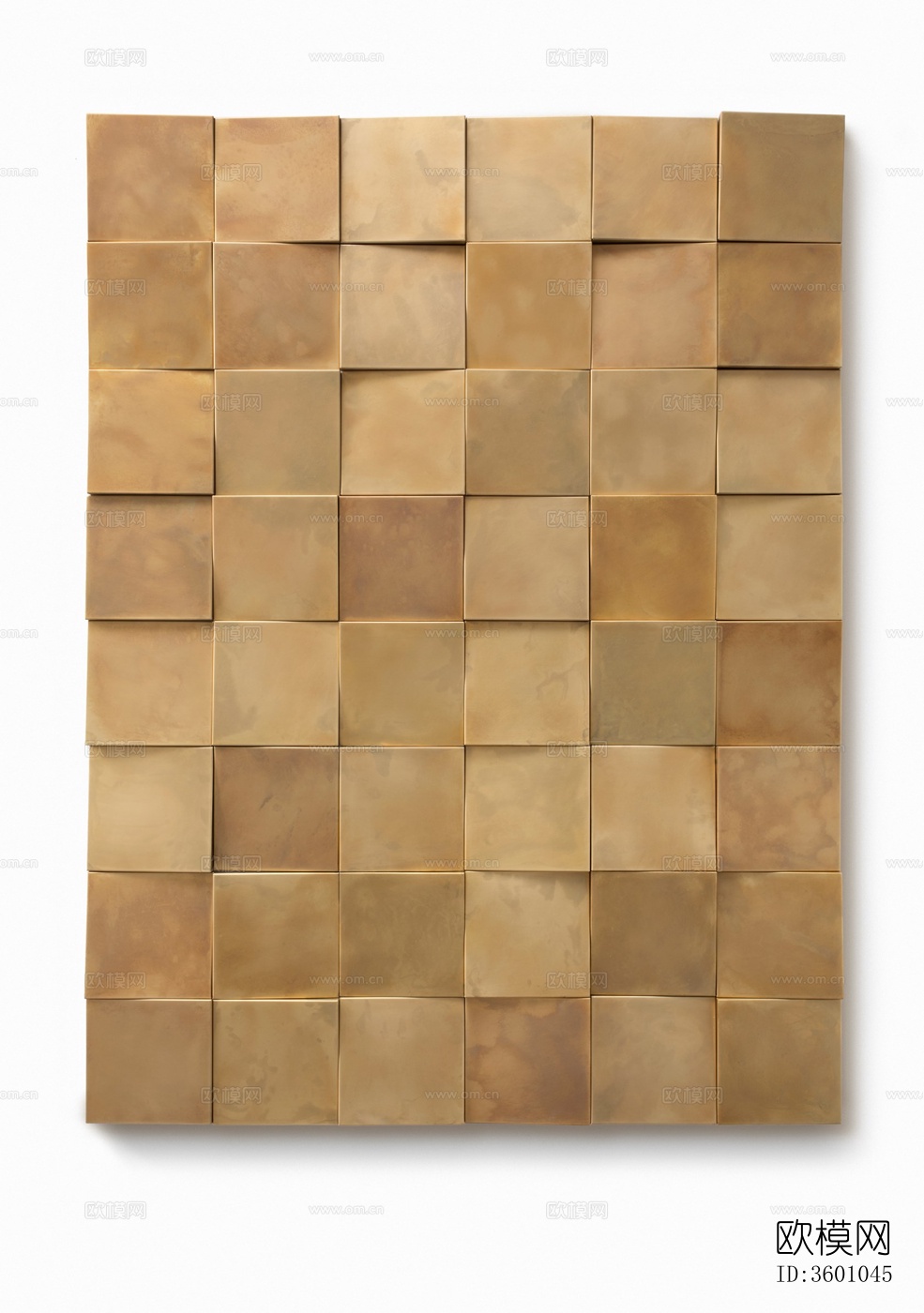 现代立体轻奢金属装饰画贴图下载