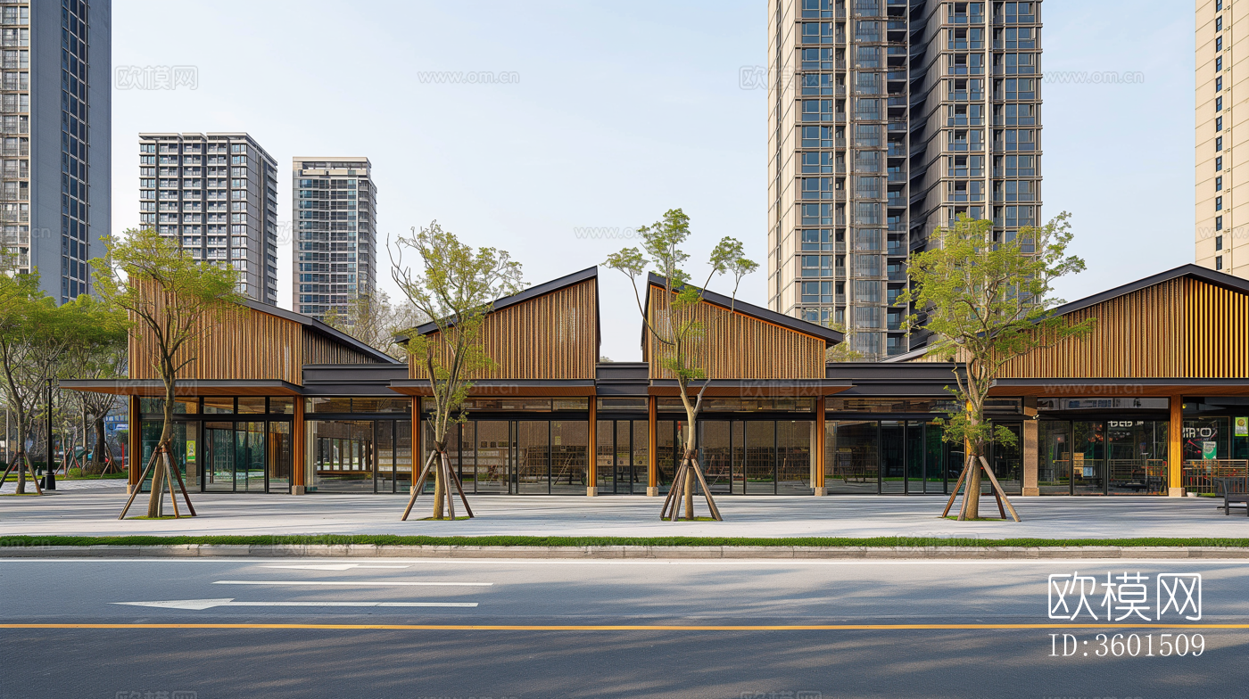 街道马路白天外景下载