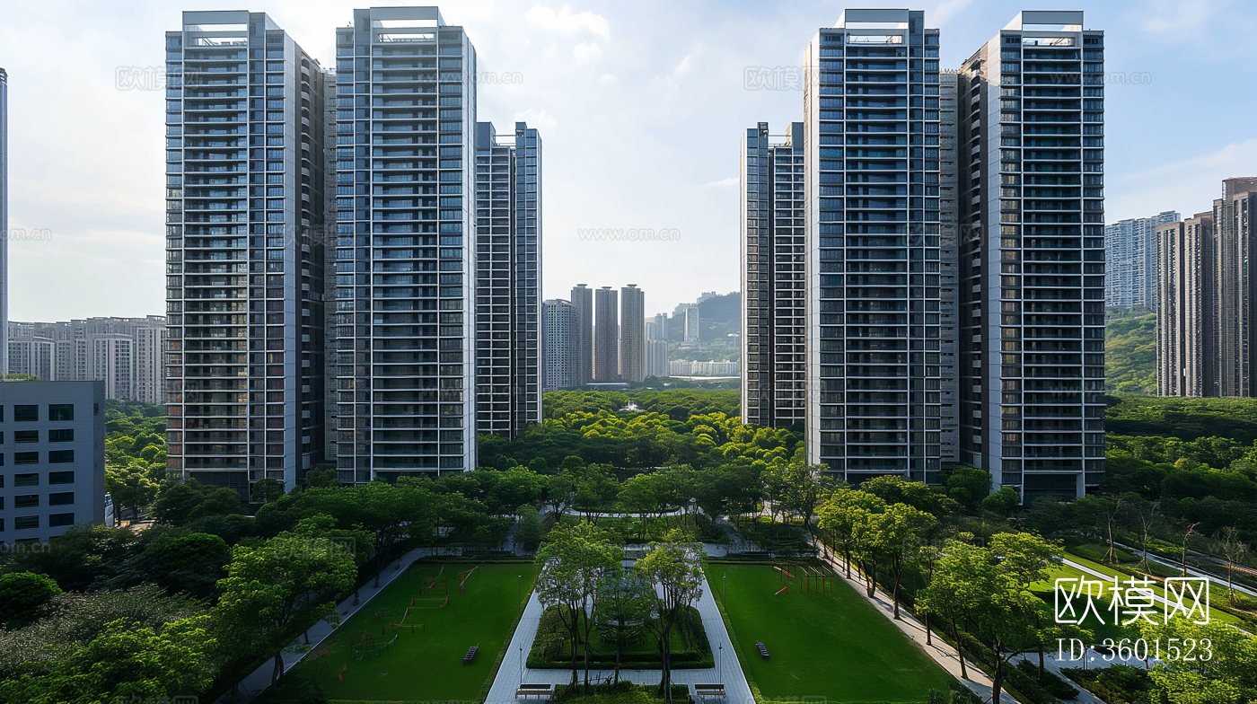 小区白天外景下载