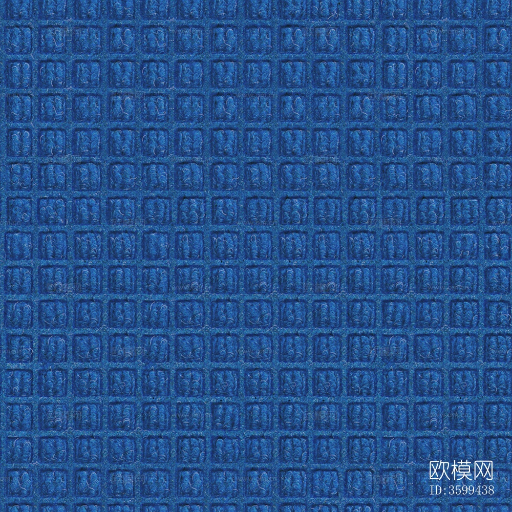 无缝现代酒店办公室蓝色几何图案满铺地毯地垫下载