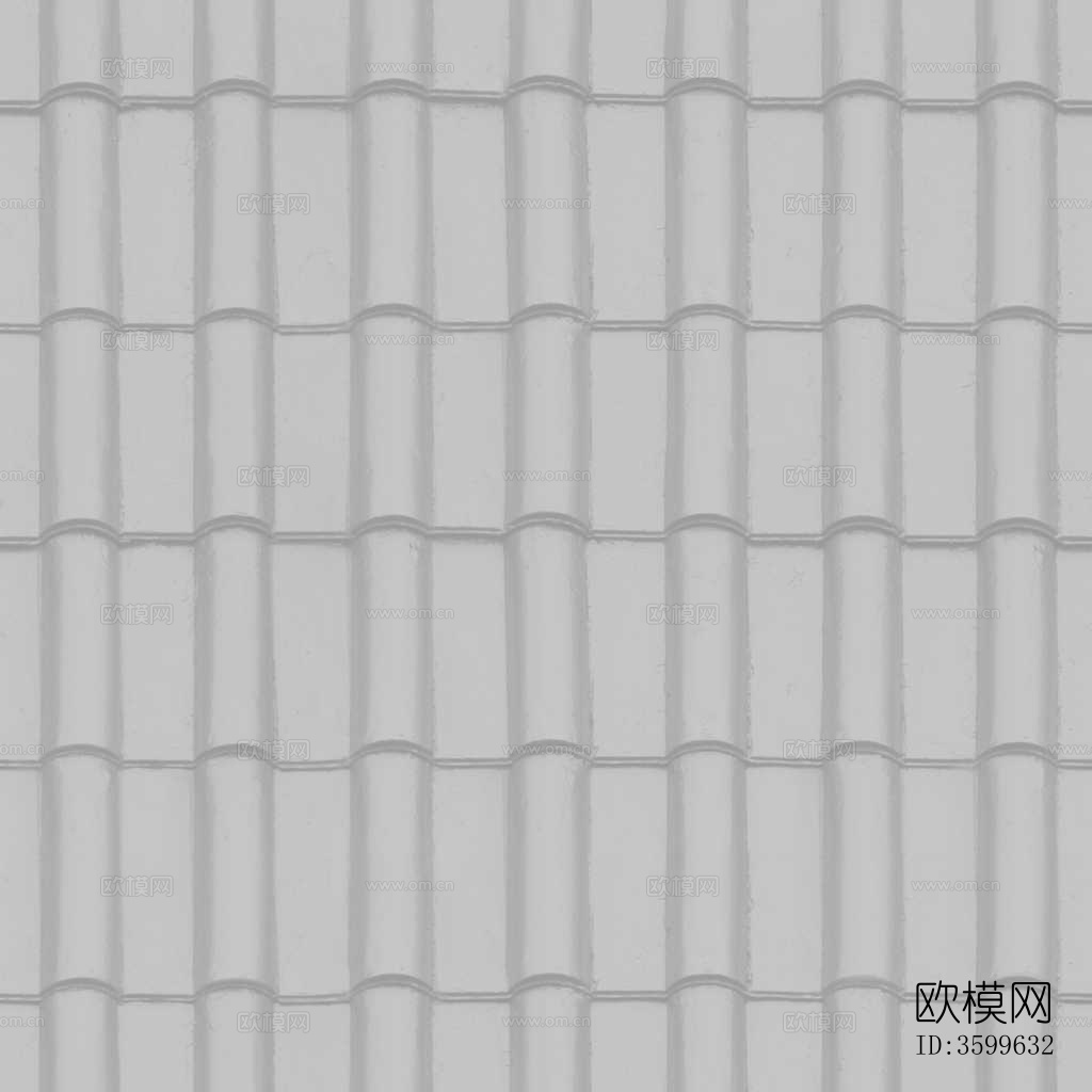 无缝别墅建筑屋顶陶土陶瓷瓦片下载