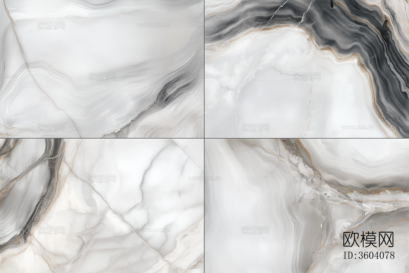 白色石材地砖拼花下载