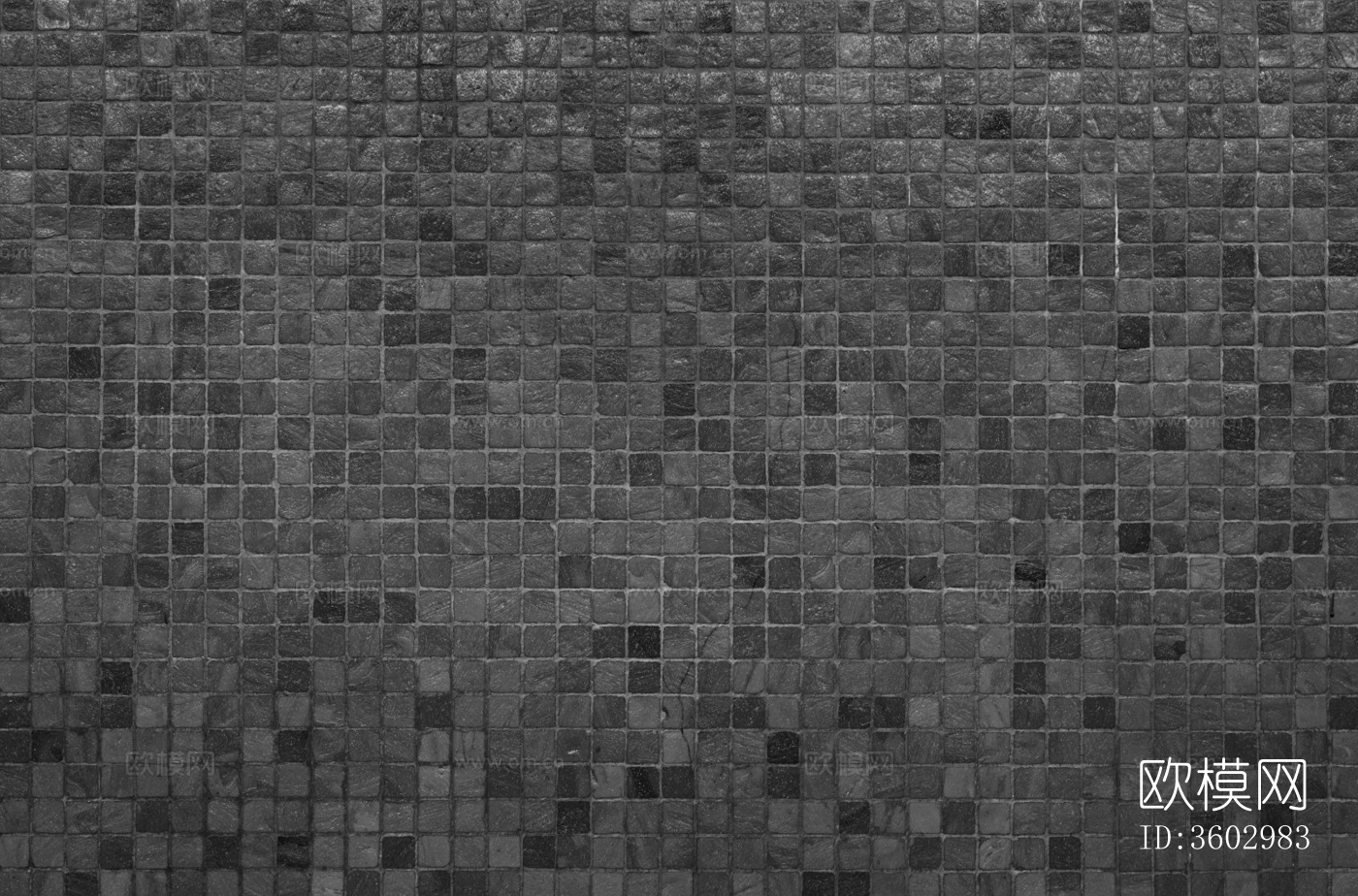 黑色超清马赛克瓷砖贴图下载