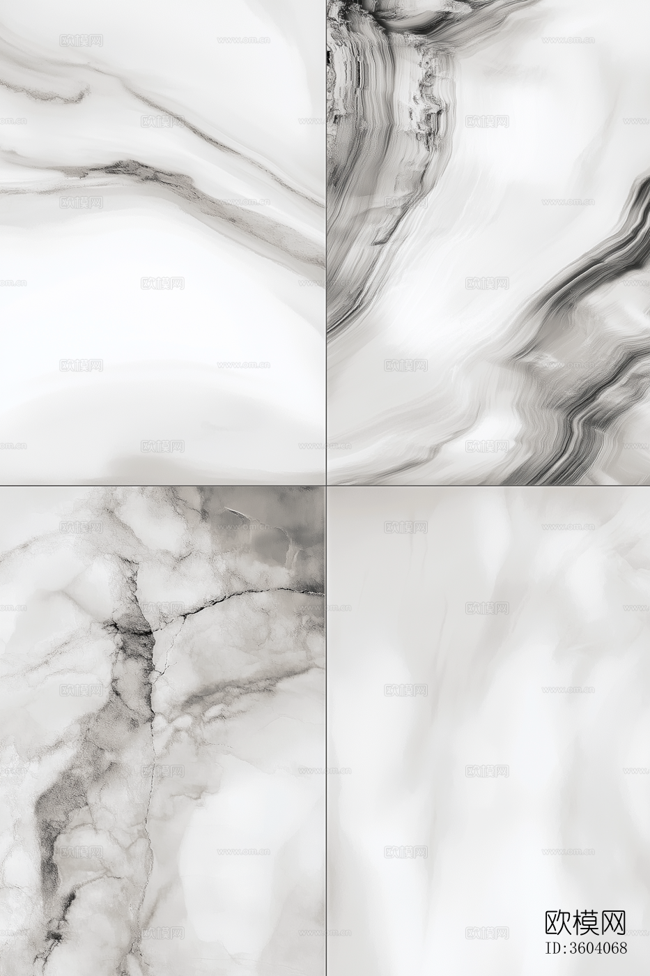 白色石材地砖拼花下载