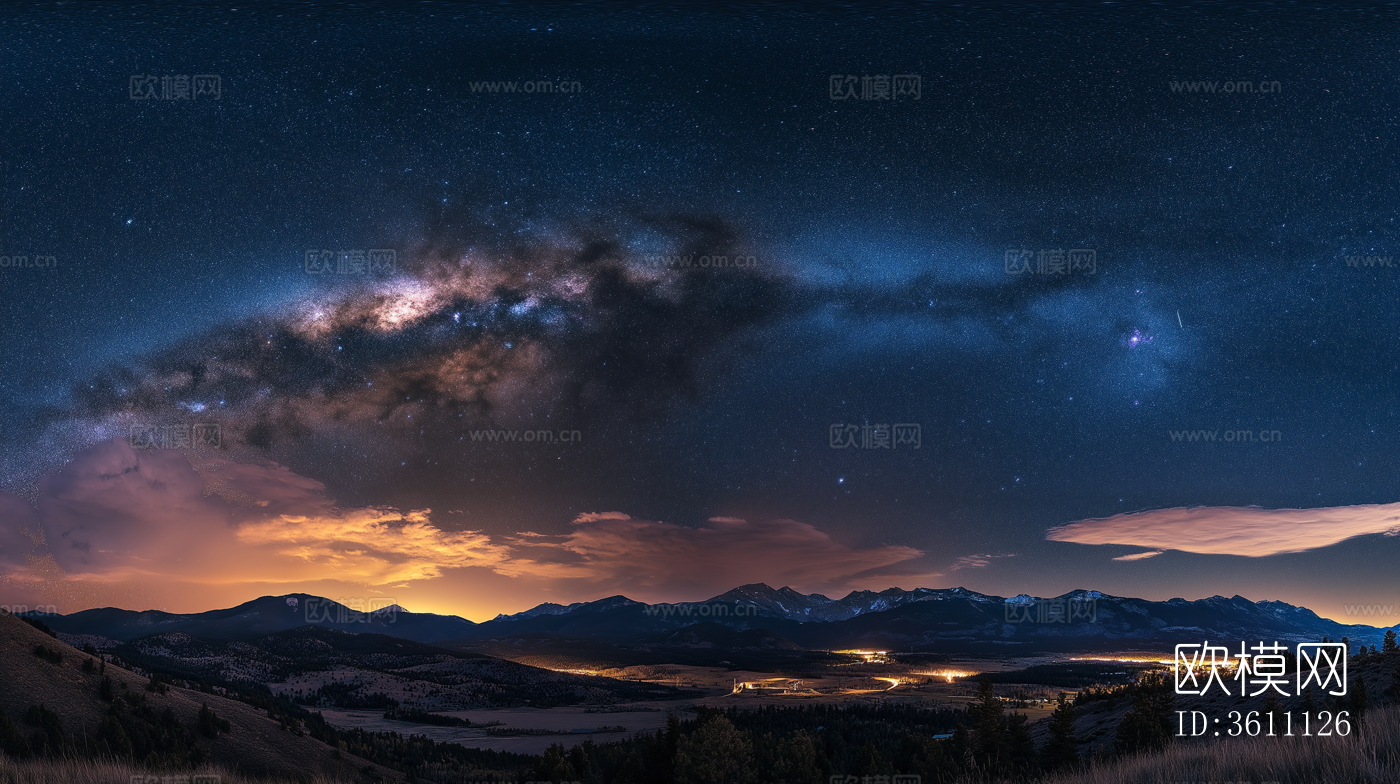 自然风景夜景贴图下载