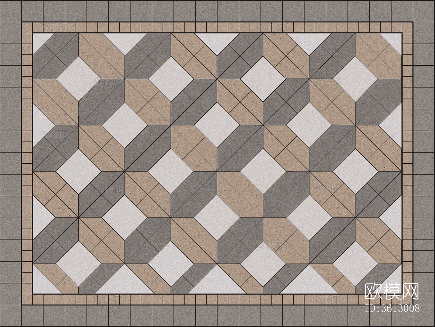 方形石材拼花地砖下载