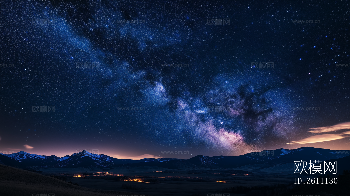 自然风景夜景贴图下载