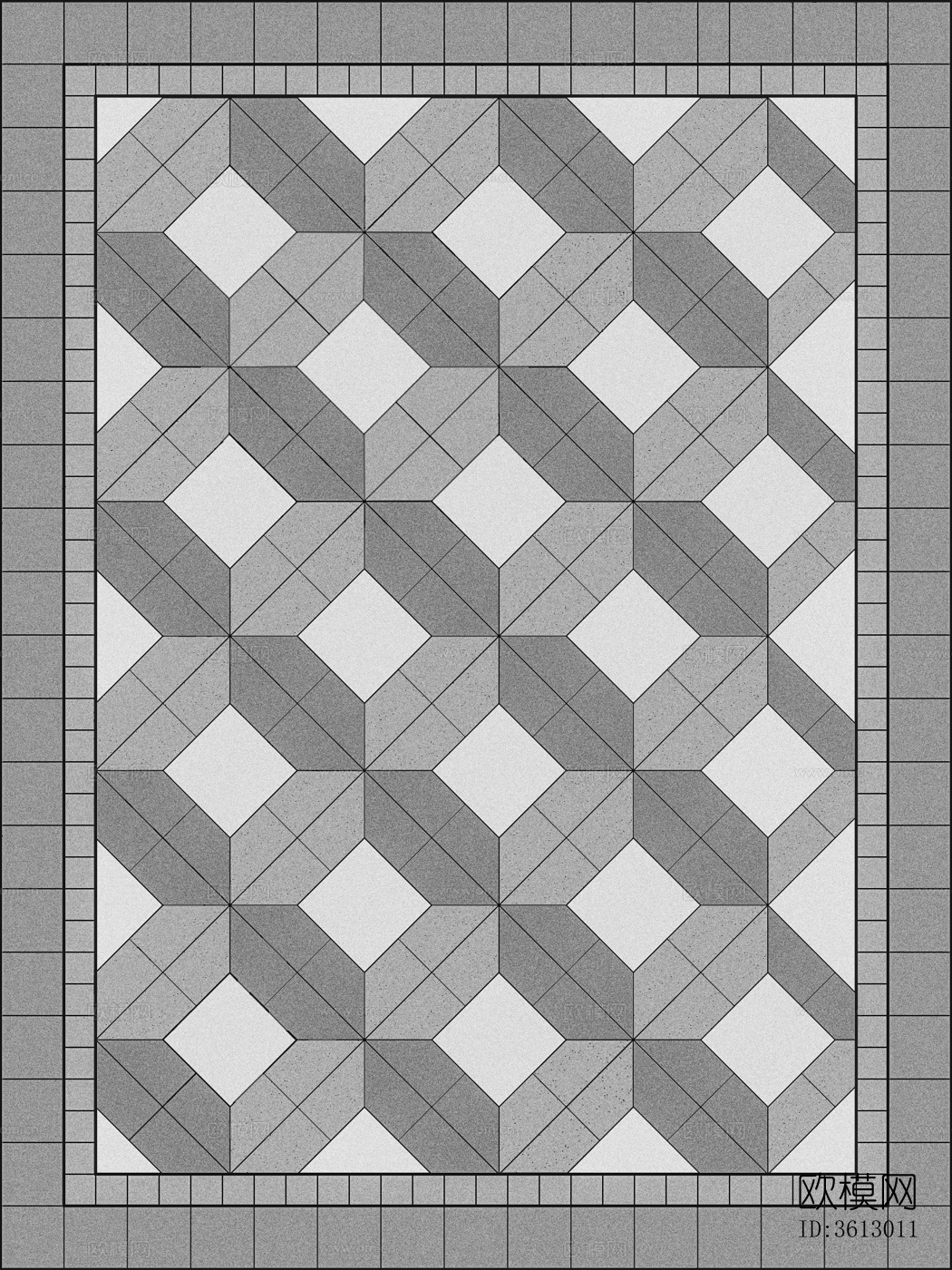 方形石材拼花地砖下载