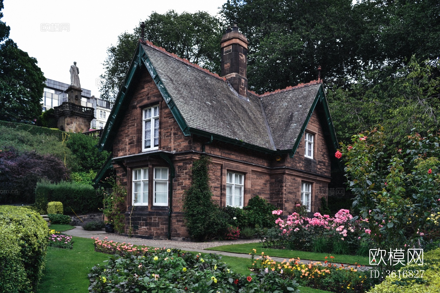 欧洲乡村风景 欧洲建筑别墅图下载