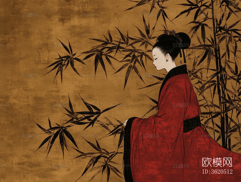 新中中古禅意挂画下载