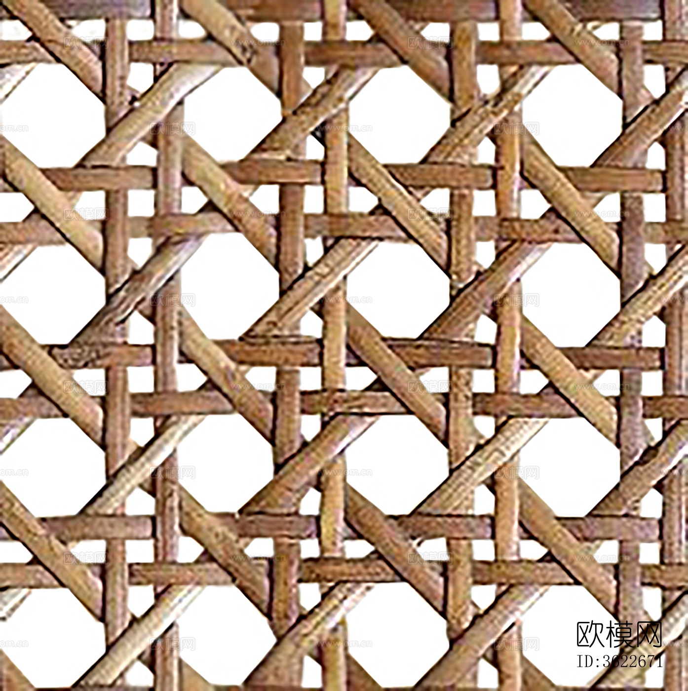 镂空竹编装饰贴图下载