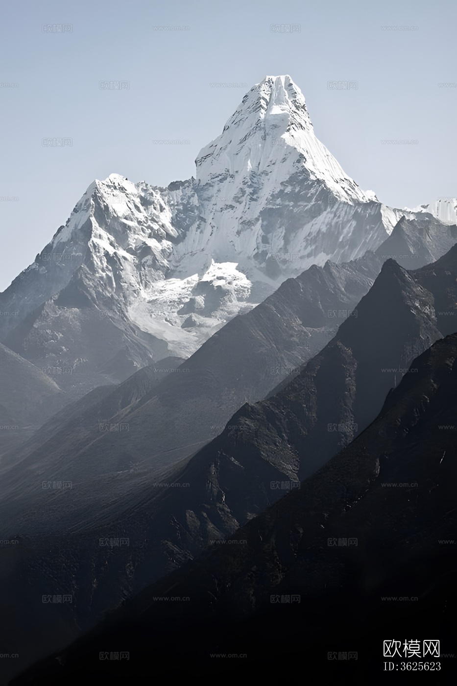 现代风景油画装饰画贴图下载