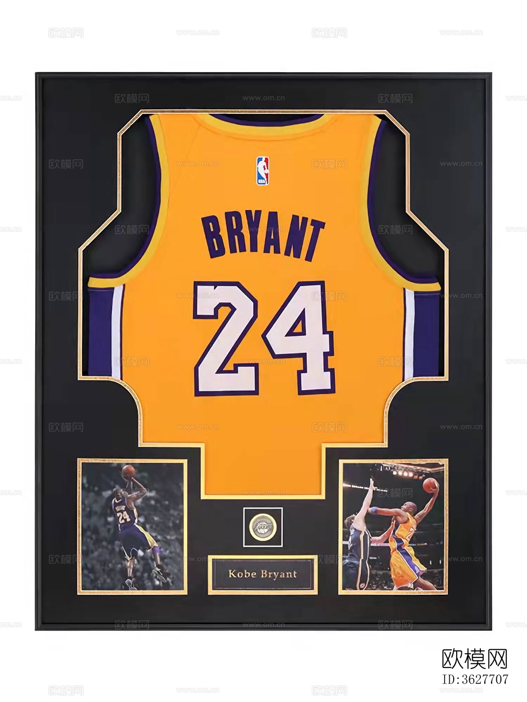 科比球衣装饰画下载