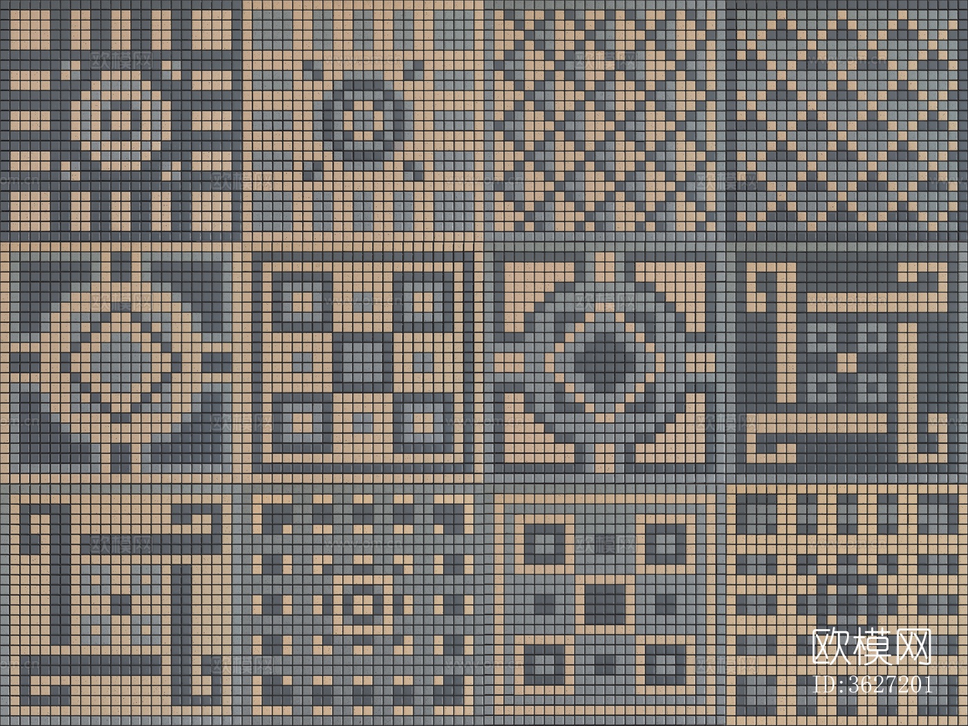 无缝马赛克拼花地砖墙砖瓷砖下载