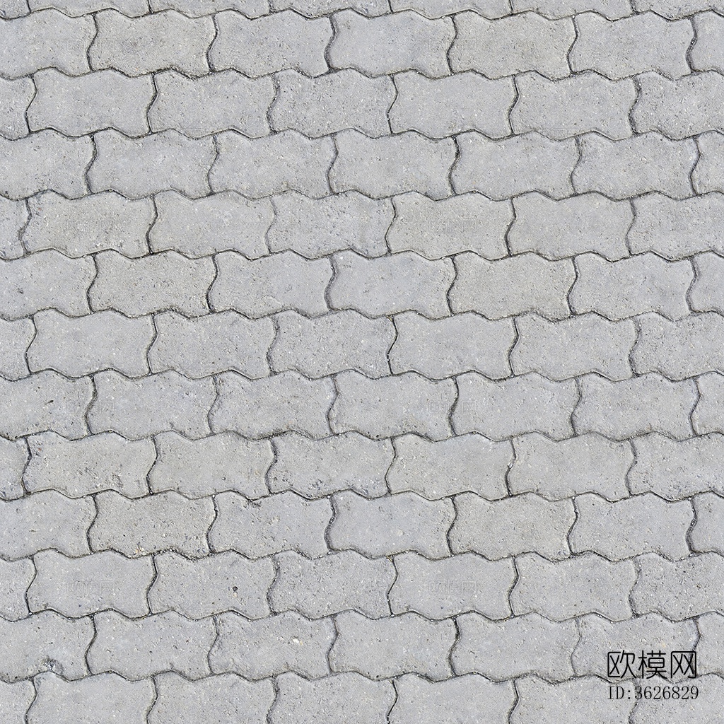 无缝拼花水泥地砖人行道路地面广场铺贴下载