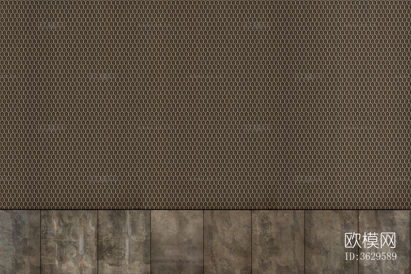 咖色几何壁纸下载