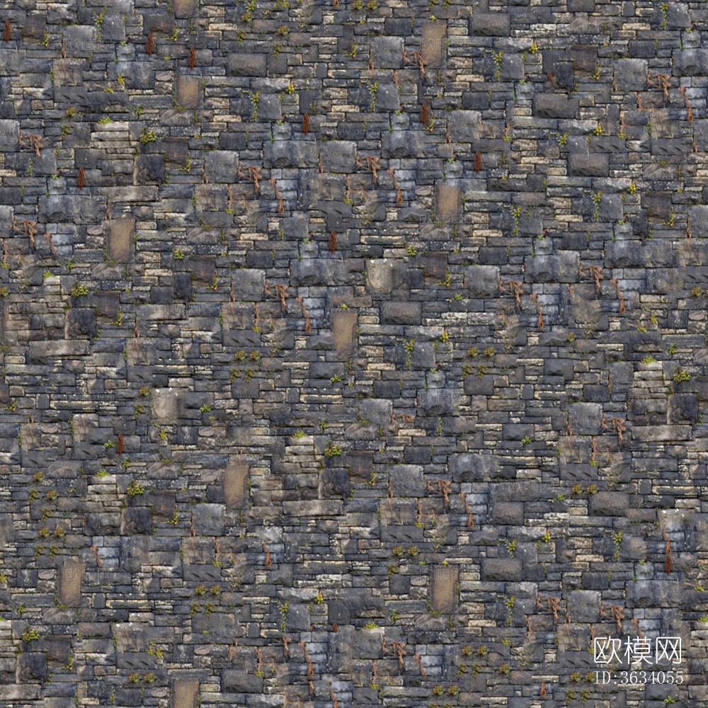 无缝室外建筑岩石块石材墙砖墙面地面下载