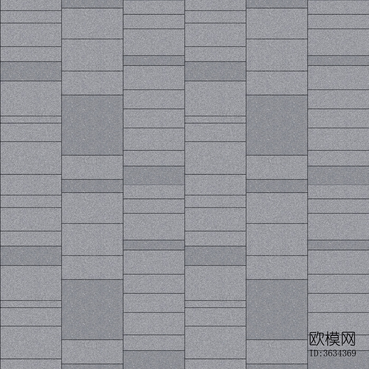 现代景观铺装铺地 跳色室外错缝铺装下载