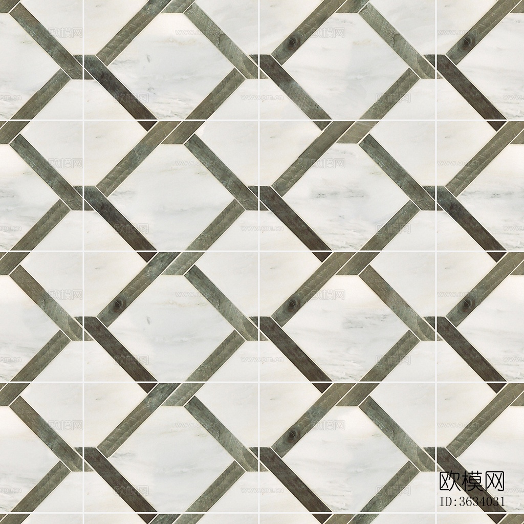 无缝现代白色大理石石材几何拼接拼花图案瓷砖地砖墙砖下载