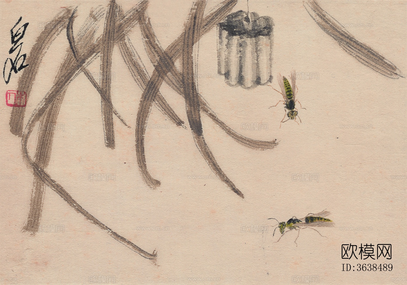 中国著名书画家作品 齐白石作品 国画下载