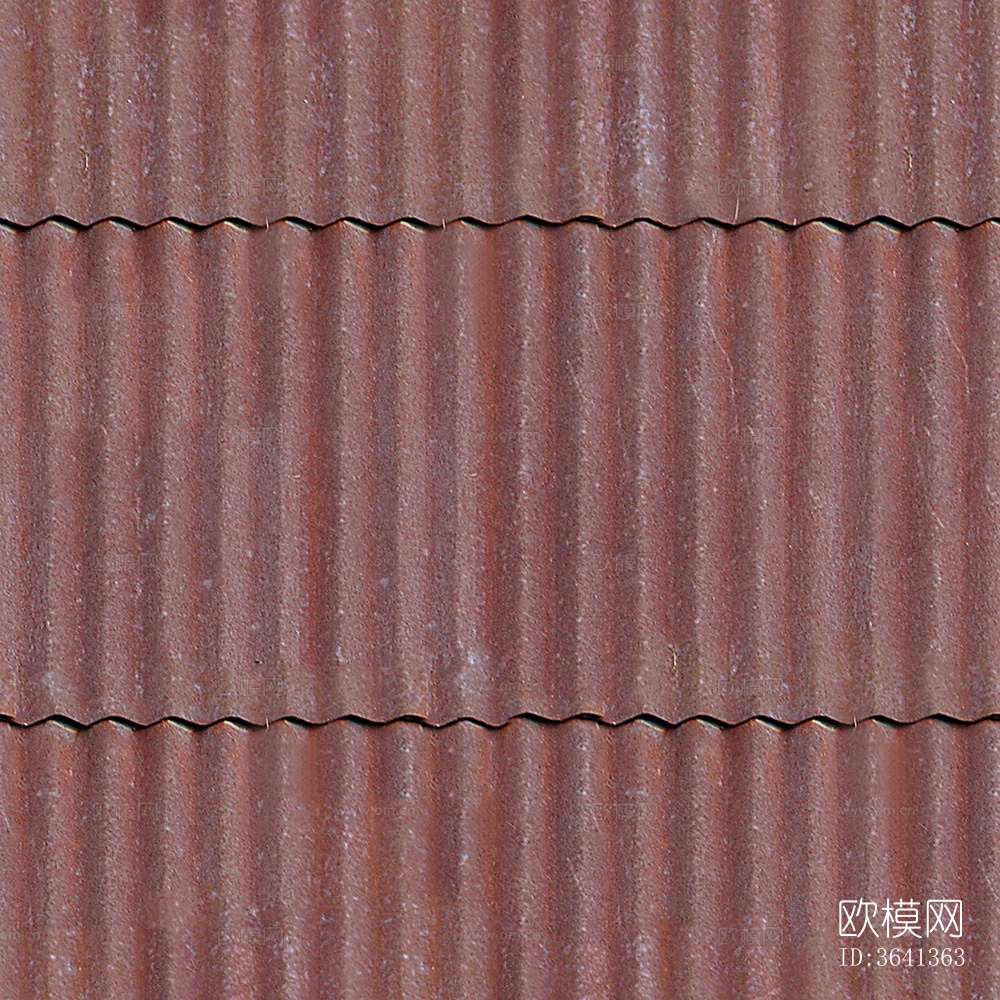 无缝建筑屋顶彩钢金属铁皮波浪瓦片下载