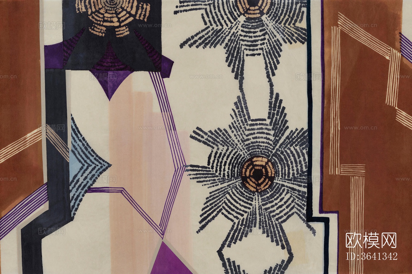 褐色几何壁纸下载