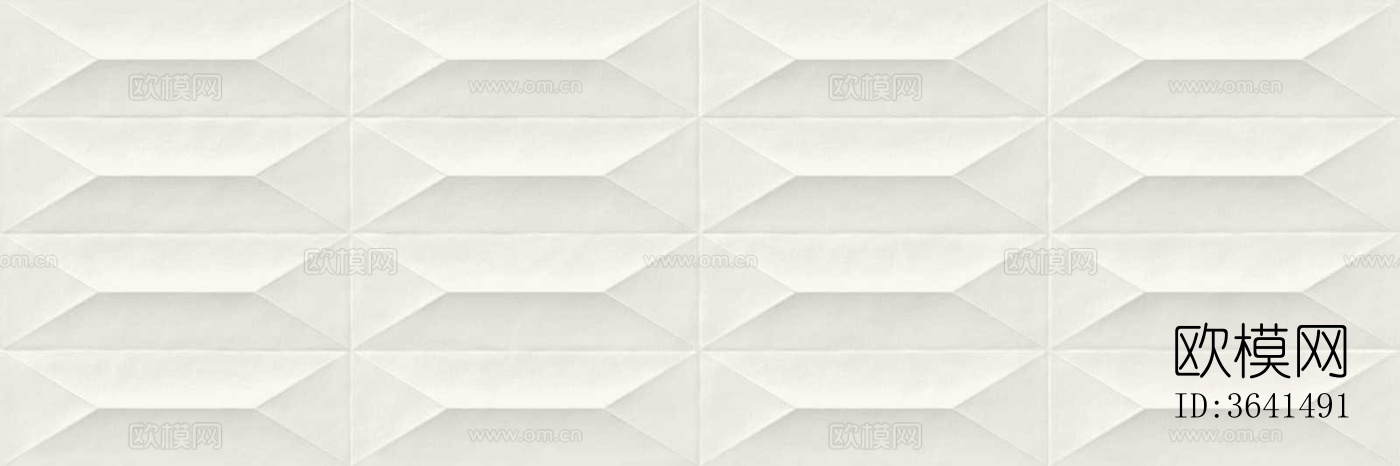 白色艺术砖立体砖贴图下载