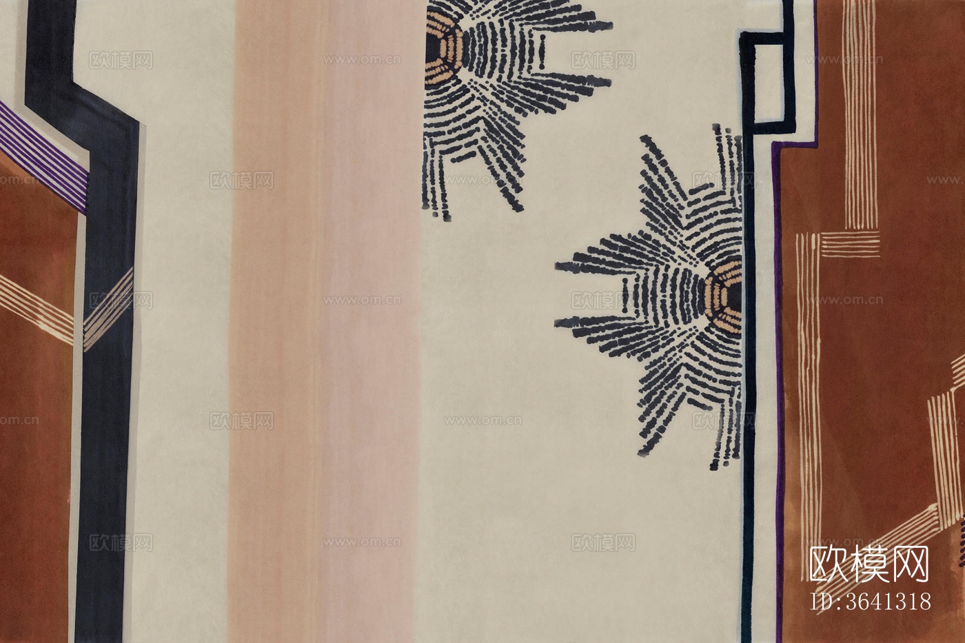 褐色几何壁纸下载